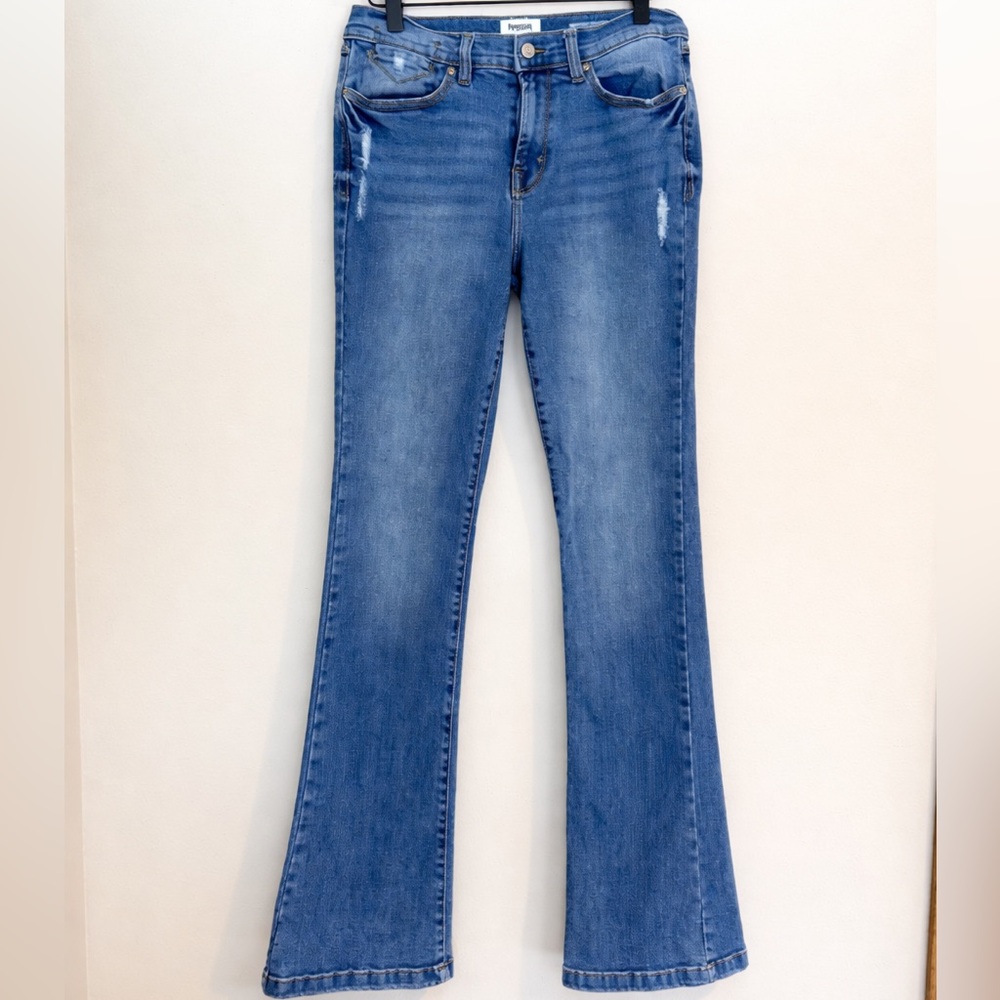 Kensie Vintage Luxe High Rise Bootcut Jeans Womens size 6 28 Medium Wash Stretch